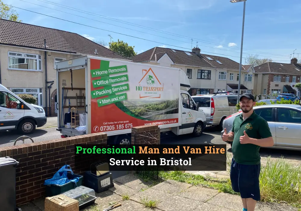 Man and van moving services available in Bristol