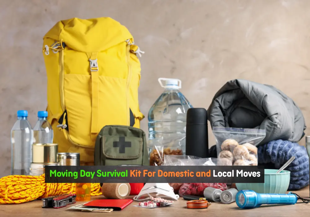 Relocation Day Survival Kit For Domestic and Local Moves