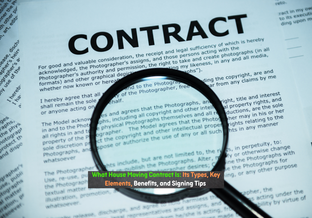 House Moving Contract: Types, Elements, Benefits, and Key Considerations While Signing